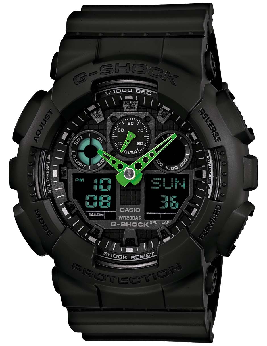 Reloj G-Shock para hombre GA100C1A3CR Reloj G-Shock para hombre GA100C1A3CR